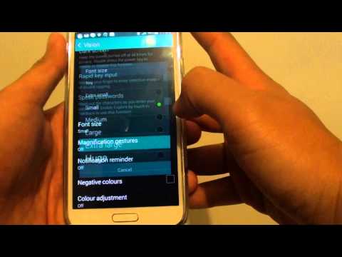 Samsung Galaxy S5: How to Change Font Size Between Tiny and Huge