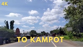 Best 4K Scenic Drive on National Road 3 | Phnom Penh to Kampot Province