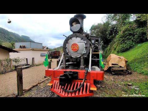 🇧🇷 Locomotiva a vapor Baldwin  232 / 232 Baldwin steam locomotive - Apiúna/SC - 2025 - (Brasil)