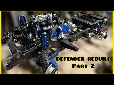 Rebuilding a Land Rover defender 200tdi - part 2 - engine and gearbox