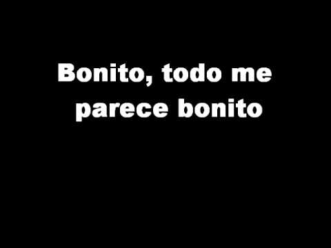 Jarabe De Palo - Bonito (Letra)