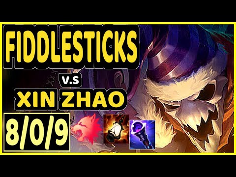 WARDEN (FIDDLESTICKS) vs XIN ZHAO - 8/0/9 KDA JUNGLE GAMEPLAY - EUW Ranked MASTER