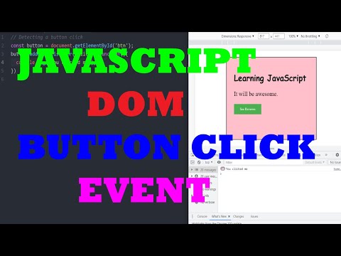 Javascript Tutorials Click Event Button 32