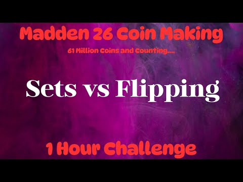 Using Sets for Profit  1 Hour coin making challenge