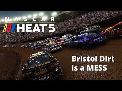 Bristol Dirt is Broken in the NASCAR HEAT 5 Next Gen Update