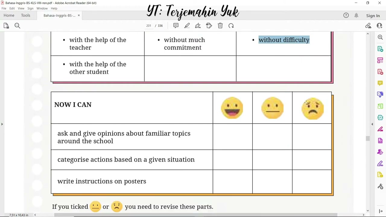 Hal. 177-178 kelas 8 Terjemahan Buku Bahasa Inggris SMP MTS Kurikulum Merdeka