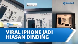 Viral Video iPhone Bekas Disulap jadi Hiasan Dinding, Keluarganya Sampai Terheran-heran