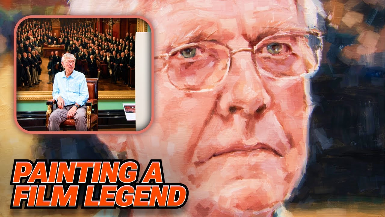 Tom Courtenay Grand Final Portrait Artist 2024 | Portrait Artist of the Year