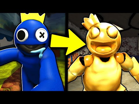 OS MONSTRO DO RAINBOW FRIENDS FICARAM DOURADOS E ISSO ACONTECEU NO ROBLOX