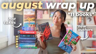 I read 11 books in August... let's talk about it | READING WRAP UP 📚⭐️
