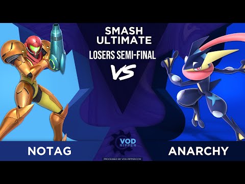 NoTag (Samus, Mario) vs Anarchy (Greninja) - Losers Semi-Final - Hidden Nest #45