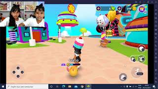 BRINCANDO NO  JOGO PK XD COM MILENA E MELISSA