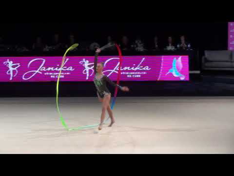 Rebecca  Gergalo FIN ribbon AA Miss Valentine Grand Prix 2020