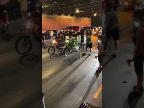 NYC vs NJ drag race #maximorpm #motorcycle #bajon #drag #honda #dragrace #sportbike #racing