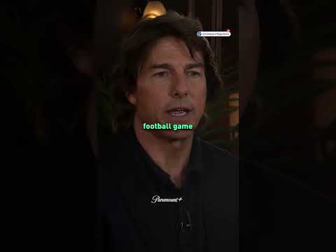 Tom Cruise compares soccer crowds in Europe to a college football atmosphere in America #shorts