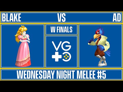 Wednesday Night Melee #5 - Winners Finals - Blake (Peach) vs. AD (Falco)