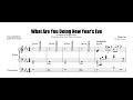 Beegie Adair - What Are You Doing New Year's Eve - Sheet music transcription (Jazz Piano)