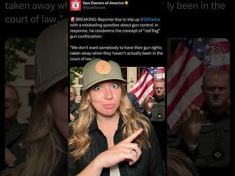 Vance Turns Gun Control Trap into THIS Instead #2ndamendment #shortsvideo #shorts Thumbnail