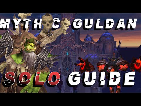 How to Solo MYTHIC Gul'dan for the Hellfire Infernal - Mount farming guide