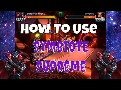 How To Use Symbiote Supreme & Rank up  l  Marvel Contest Of Champions
