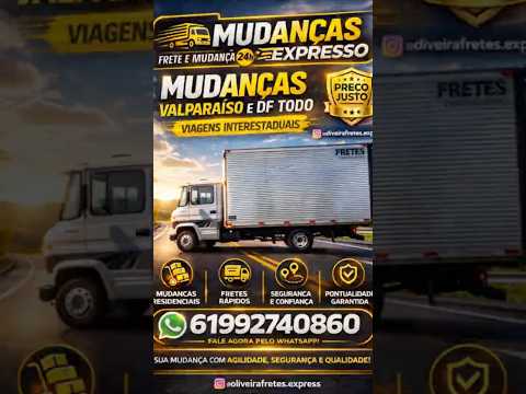 Fretes e Mudanças: Valparaíso-GO a Alto Paraíso-GO 🚛 #fretes  #Mudanças #MB608 #caminhoneiro