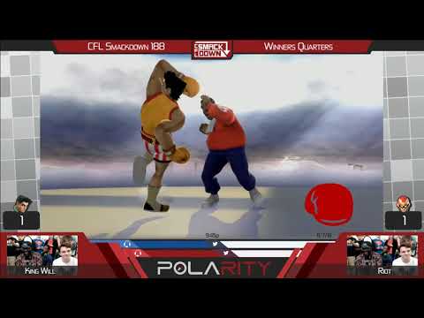CFL Smackdown 188 Smash 4 - King Will (Little Mac) vs Riot (Bayonetta, Falcon) - Winners Quarters