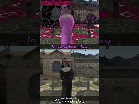 Sister Madeline In velentine Day vs Normal Mod#shorts #madeline #icescream6