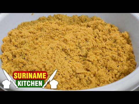 Daal Vulling Gele Erwten Recept Voor Roti | Daal Filling Yellow Peas Recipe Roti | Suriname Kitchen