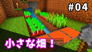 #04【マイクラ】小さな畑づくり！ MINECRAFT