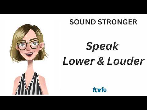 Learn to Speak More Clearly in American English | Tip #2: Low and Loud Enough | ESL Voice Lesson