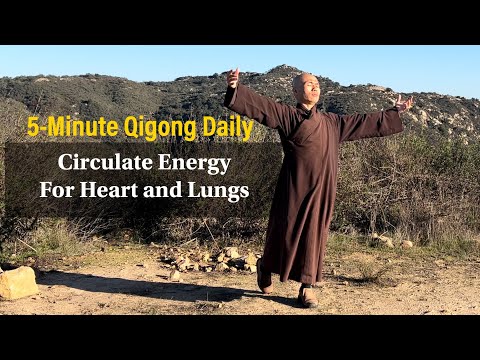 Circulate Energy for Heart and Lungs | 5-Minute Qigong for Beginners