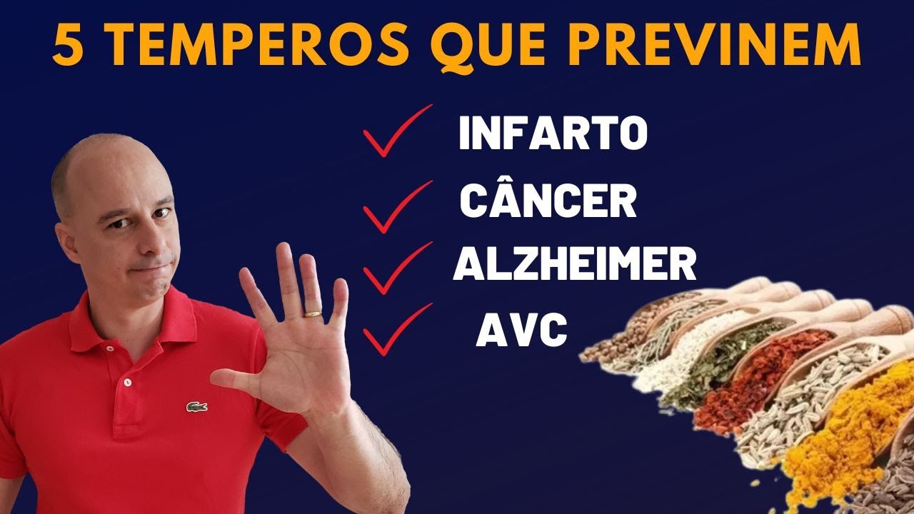 5 Temperos Que BLINDAM a Saúde || Dr. Moacir Rosa