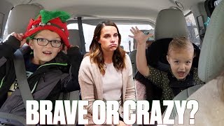 MOM TAKES FOUR KIDS TO THE MALL CHRISTMAS SHOPPING ON A SATURDAY IN DECEMBER | BRAVE OR CRAZY?