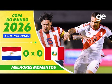 Gols e lances de Paraguai x Peru