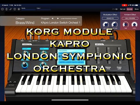 KORG Module Pro - NEW Expansion Pack - KApro London Symphonic Orchestra