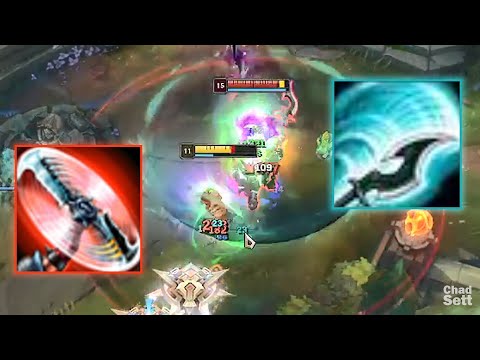 Draven Q vs Hecarim Q
