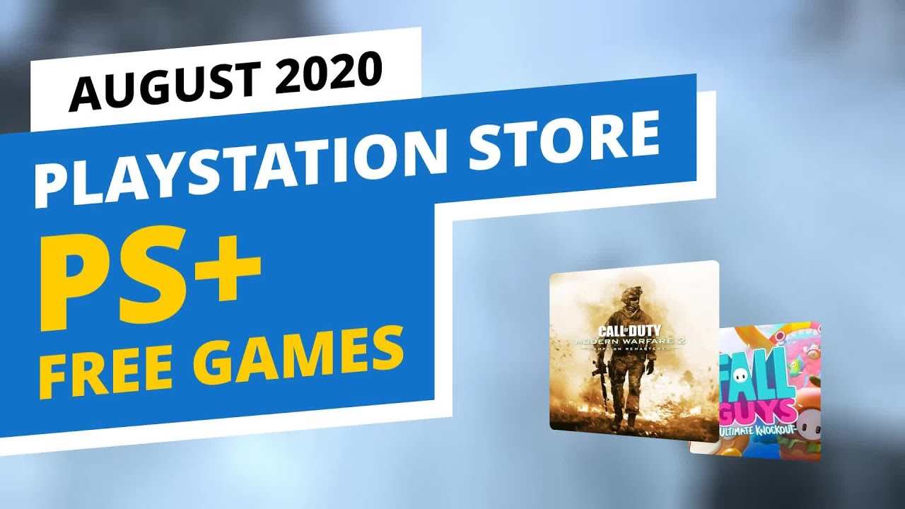 Free PS+ Games in the official PlayStation Store, August 2020