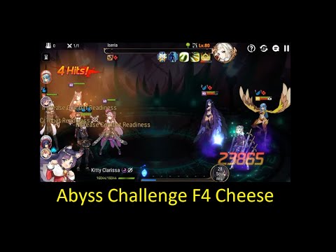 [Epic 7] Abyss Challenge Floor 4 - 3 stars clear - No "outrage" + No 5* heroes ft. Schuri