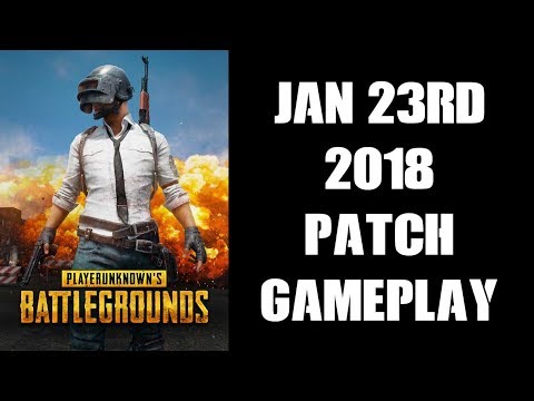 PUBG Xbox One Jan 23rd 2018 Patch Gameplay