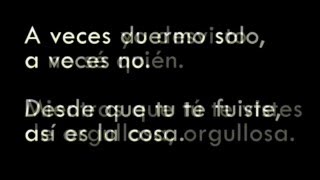 A veces - Espinoza Paz (Letra)