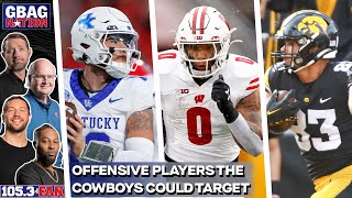 NFL Draft Big Board Report: Offensive Players The Cowboys Could Be Interested In | GBag Nation