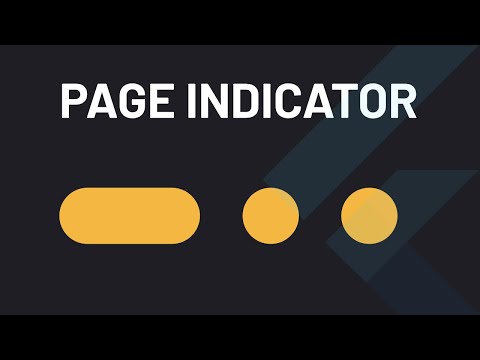 Quick & Simple Page Indicator - Flutter DIY Widgets