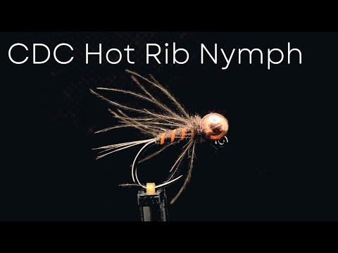 Trout & Grayling Fly Tying Tutorial - CDC Hot Rib Nymph.
