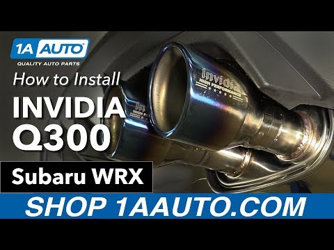 How to Install Invidia Q300 Exhaust 11-16 Subaru WRX