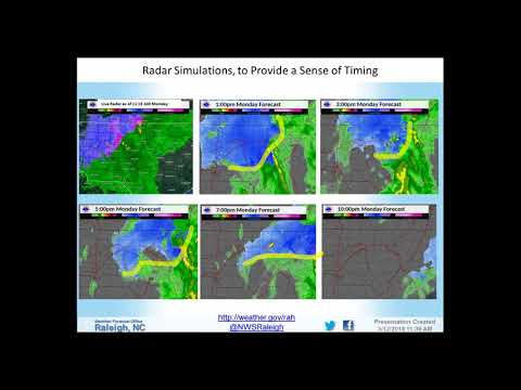 NWS Raleigh Winter Weather Update - 11:30 AM - March 12, 2018