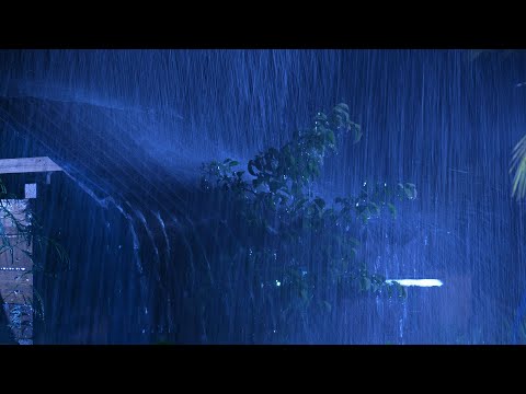 Pioggia sul Tetto - Dormire All'istante Entro 3 Minuti con Forti Piogge e Tuoni sul Tetto di Notte