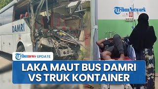 Kecelakaan Maut Bus Damri Vs Truk Kontainer di Jembatan Suramadu, 2 Tewas dan 2 Luka Parah