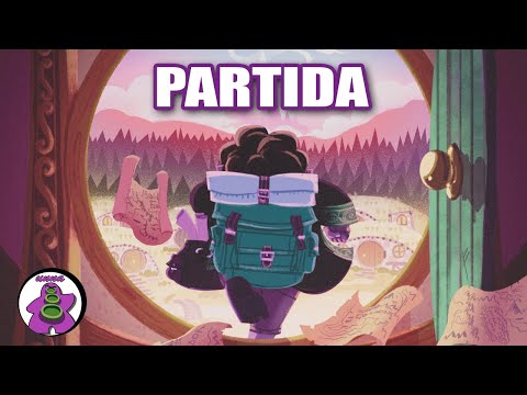 THE HOBBIT: A STORY OF ONE WAY AND ONE WAY BACK - Board Game - Gameplay - unna