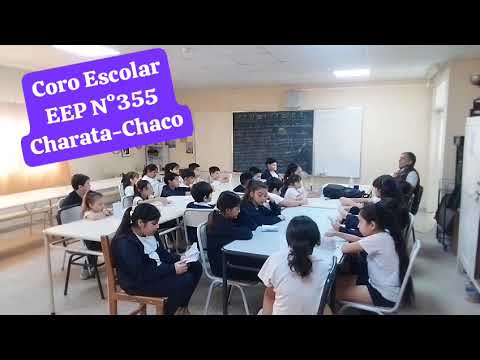El sol del 25 (gato)-Coro Escolar, EEP N° 355, Charata-Chaco