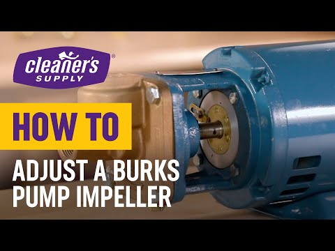 How To Adjust A Burks Pump Impeller